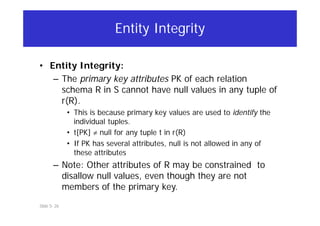 Relational Model on Database management PPT | PDF