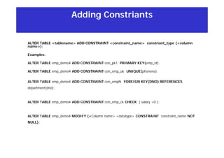Relational Model on Database management PPT | PDF