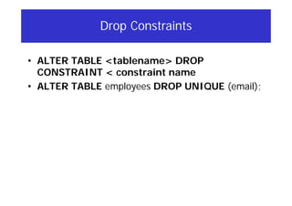 Relational Model on Database management PPT | PDF