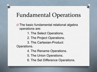 Relational model (unit II) | PPTX