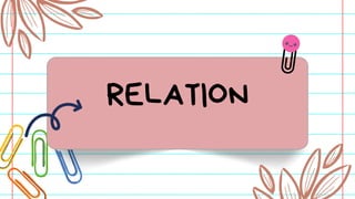RELATION
 