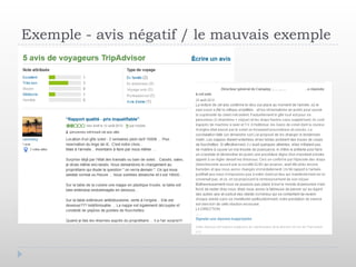 Exemple - avis négatif / le mauvais exemple
 