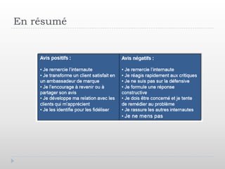 En résumé
 