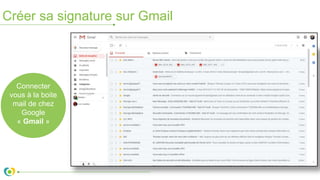 Créer sa signature sur Gmail
Connecter
vous à la boite
mail de chez
Google
« Gmail »
 