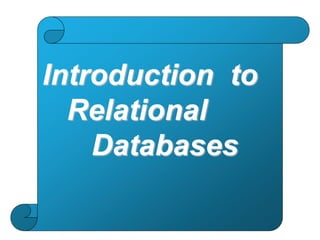 Relational Database & Database Management System | PPT