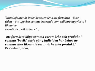 Social marknadsorientering Varför har CSR marknadsföring blivit så aktuell i dag ?Anpassas marknadsföring efter kundernas Mognad och Intressen ?