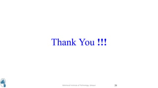 Thank You !!!
20Walchand Institute of Technology, Solapur
 