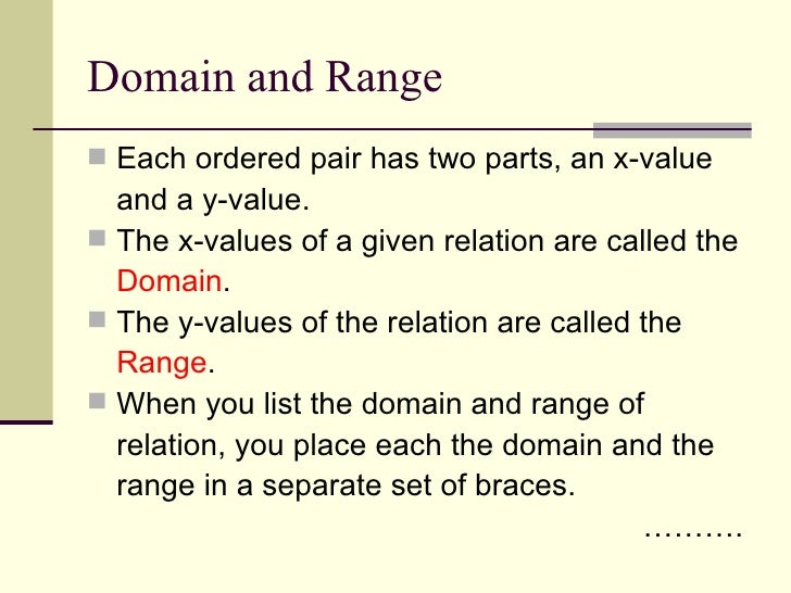 Relations And Functions Relations And Functions