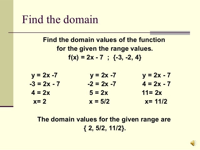 how to find the domain of a function Real function domain computation use functiondomain to compute largest domains of definition of real functions systems » solve geometric problems as polynomial systems » find chemical equilibrium for networks of reactions . how to find the domain of a function Real function domain computation use functiondomain to compute largest domains of definition of real functions systems » solve geometric problems as polynomial systems » find chemical equilibrium for networks of reactions .