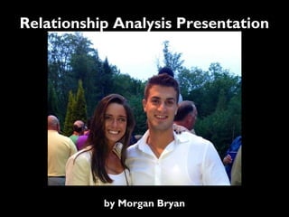 Relationship Analysis Presentation

by Morgan Bryan

 