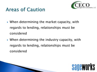 

When determining the market capacity, with
regards to lending, relationships must be

considered


When determining the industry capacity, with
regards to lending, relationships must be
considered

 
