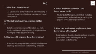 Relationship between Data Governance and AI Governance-Tejasvi Addagada ...
