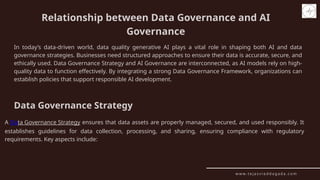 Relationship between Data Governance and AI Governance-Tejasvi Addagada ...