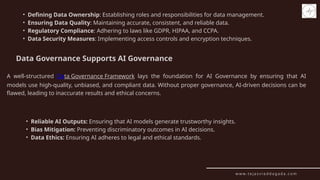 Relationship between Data Governance and AI Governance-Tejasvi Addagada ...