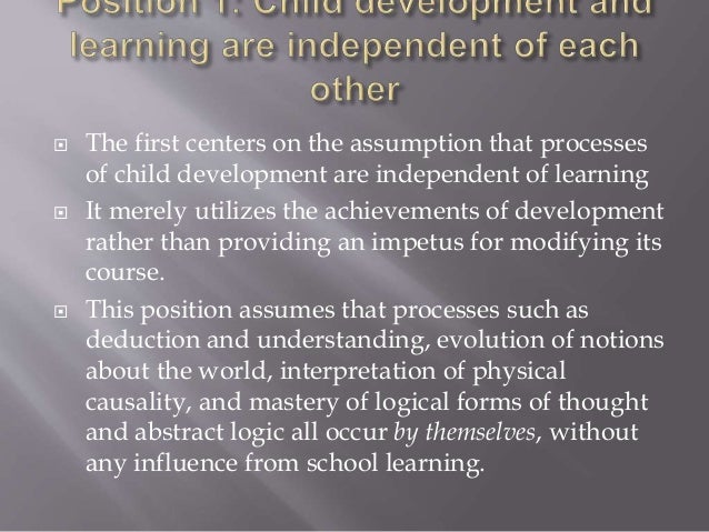 what is the relationship between learning and development