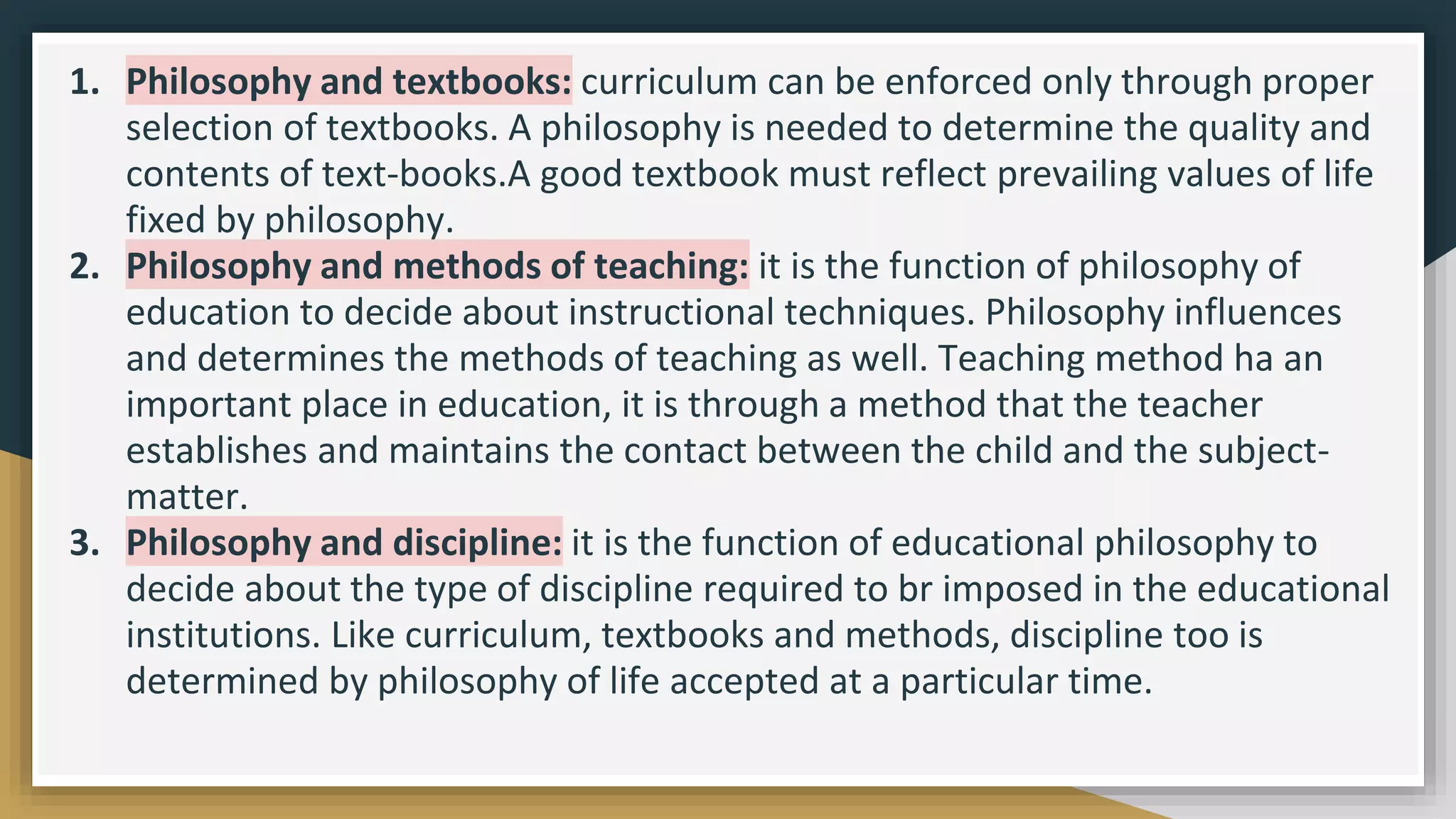 Relationship between philosophy and education. | PPTX