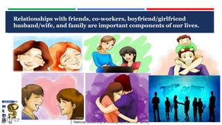 Relationships with friends, co-workers, boyfriend/girlfriend
husband/wife, and family areMASTER TITLE STYLE
CLICK TO EDIT important components of our lives.

|

National Leadership & Development Seminar 2014

|

 