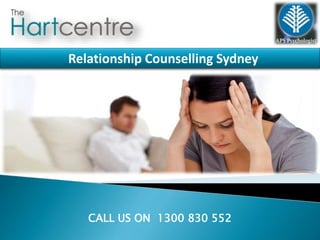 CALL US ON 1300 830 552
Relationship Counselling Sydney
 