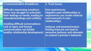 Understanding and Building Healthy Teenage Relationships for Personal ...