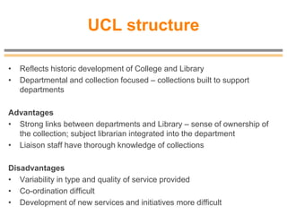 Ucl Structure Relationship management - LSE | PPTX