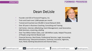 Relationship Marketing 101: Social Media Content and More - Forward Progress - Dean DeLisle - 2014