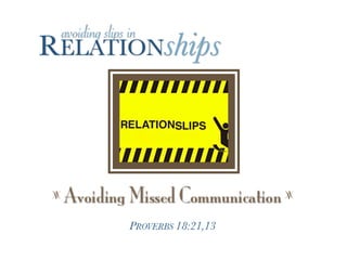 Relationships 4 prov 18 21 slides 032711