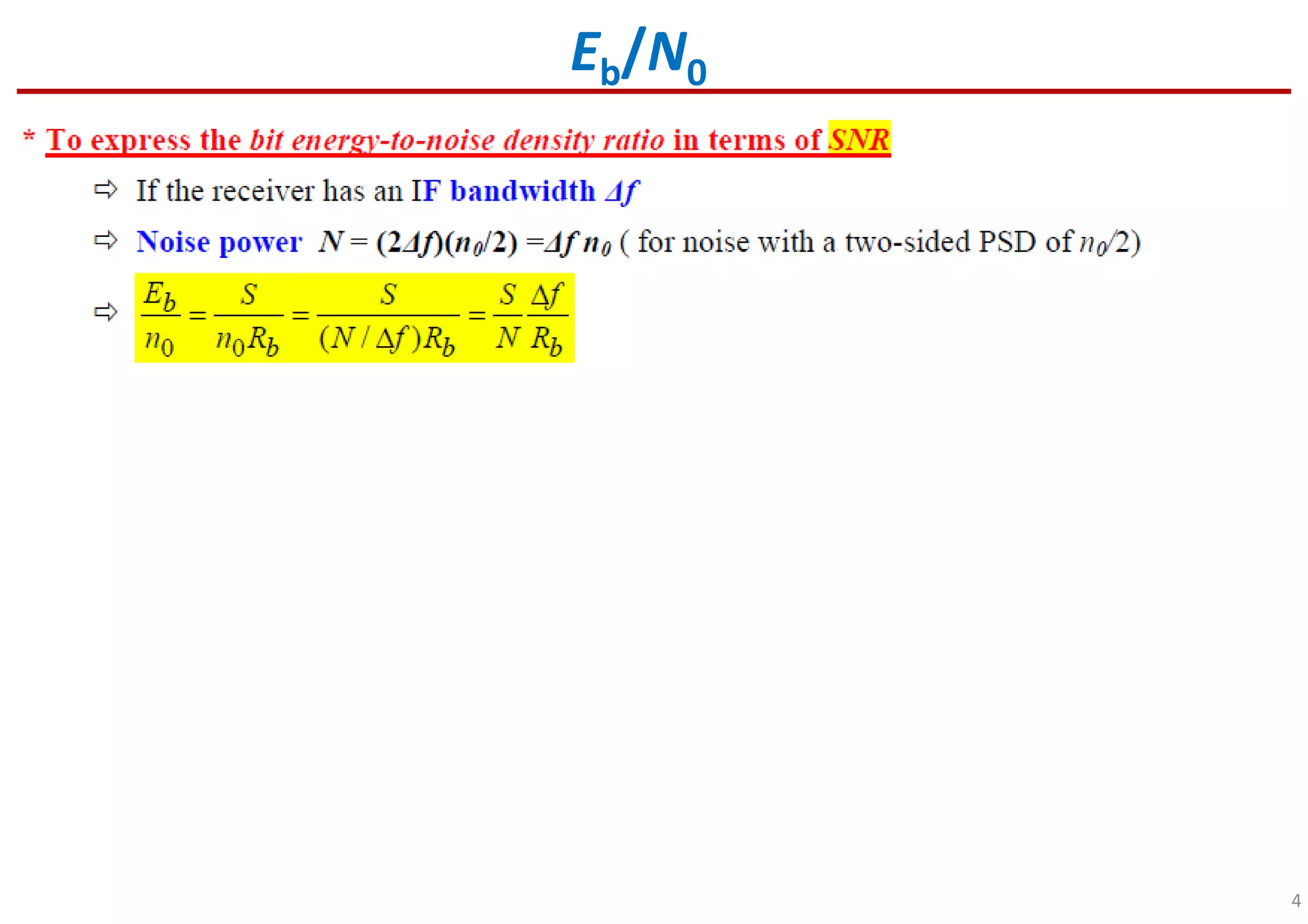 Eb/N0
4
 