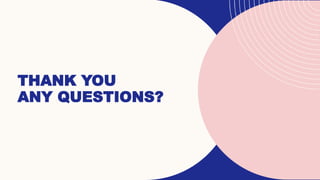 THANK YOU
ANY QUESTIONS?
 