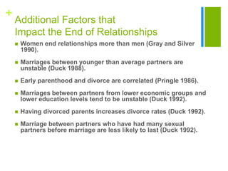 Relationships ending pp | PPTX