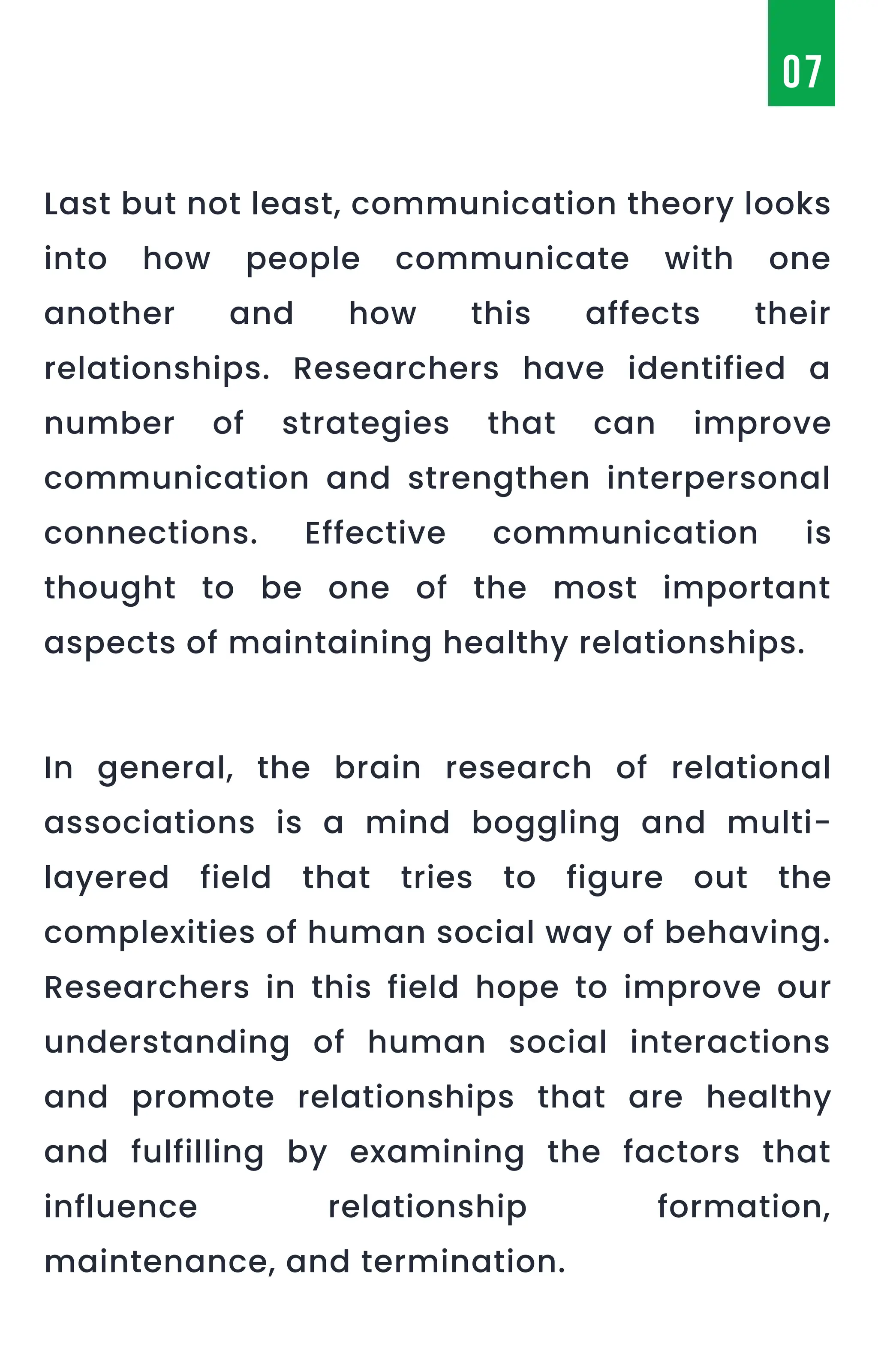 Psychology of human relationships and connections | PDF