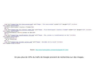 Code source Source :  http://www.hydroquebec.com/pannes/appeler-911.html Un peu plus de 10% du trafic de Google provient de recherches sur des images. 