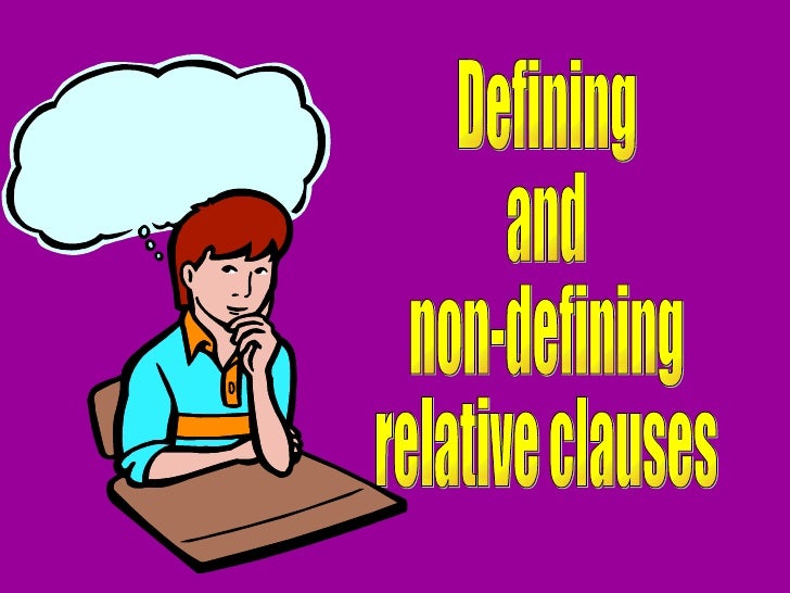Relative Clauses