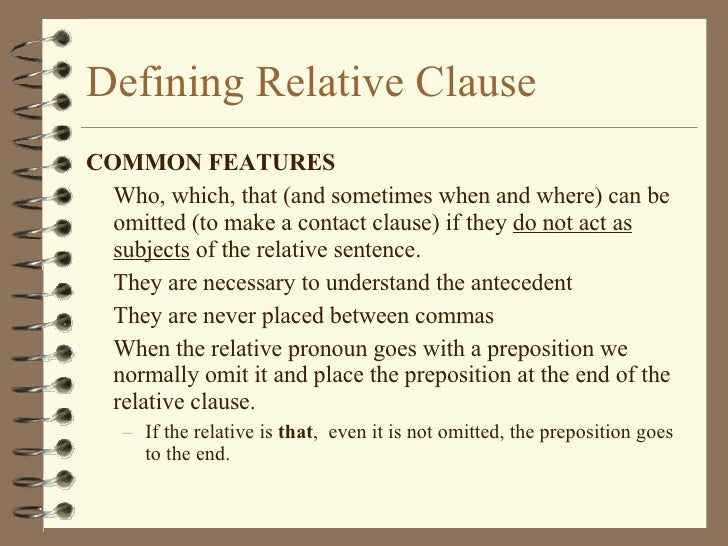 Relative Sentences