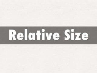 Relative size