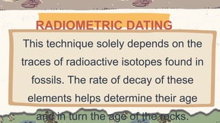 RELATIVE AND ABSOLUTE DATING .dcamcadjcdshxcascdvdpptx | PPTX