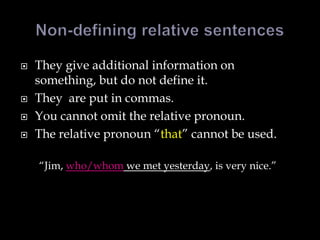Relative Clauses | PPTX
