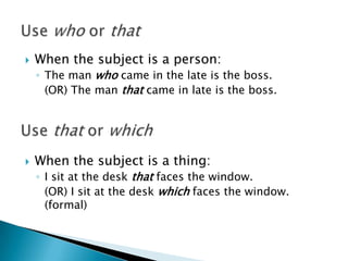 Relative Clauses | PPTX