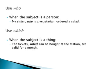 Relative Clauses | PPTX