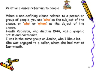 Relative clauses 100728191755-phpapp02 (1) | PPT