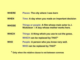 Relative clauses | PPT