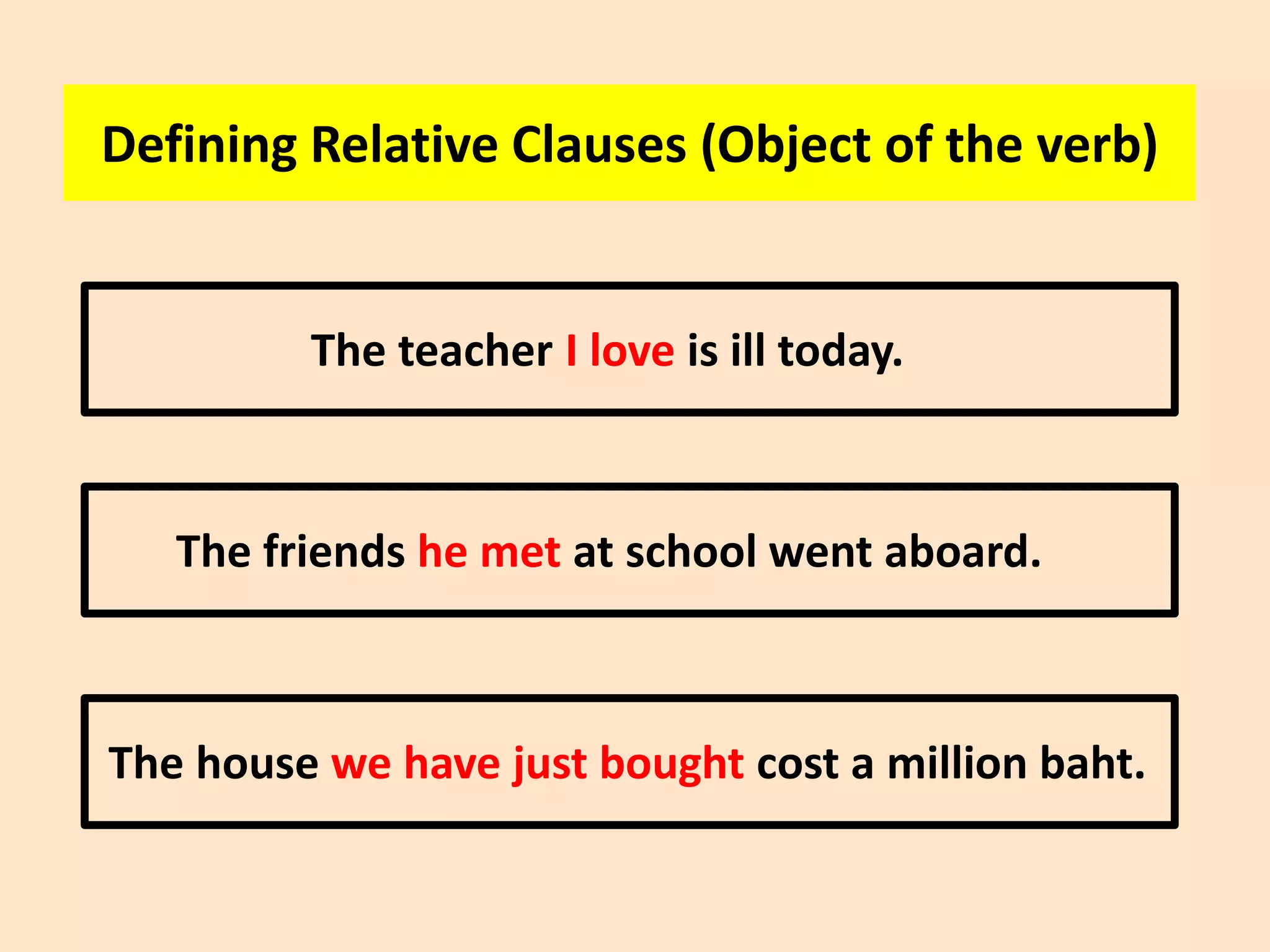 Relative clauses ฉบับปรับปรุง | PPTX