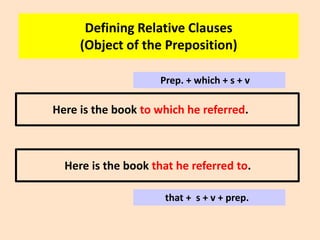 Relative clauses ฉบับปรับปรุง | PPTX