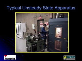 Typical Unsteady State ApparatusTypical Unsteady State Apparatus
 