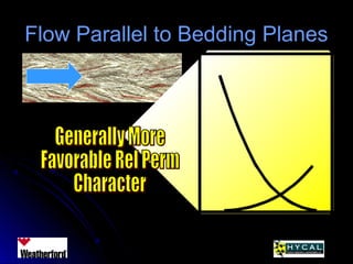 Flow Parallel to Bedding PlanesFlow Parallel to Bedding Planes
 