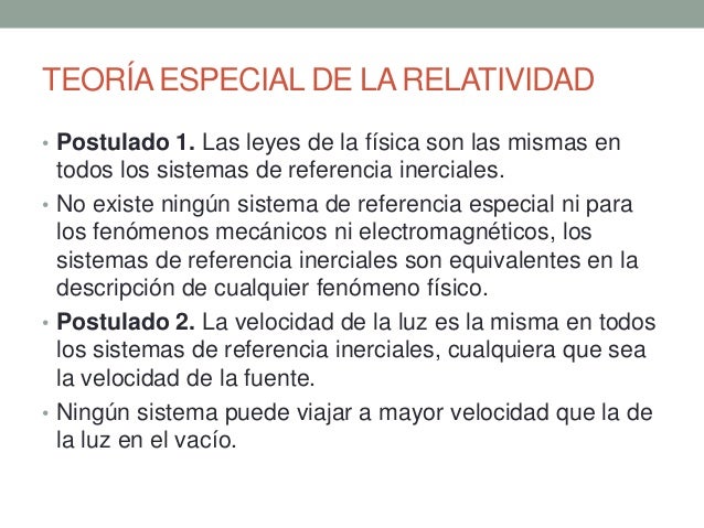 Relatividad
