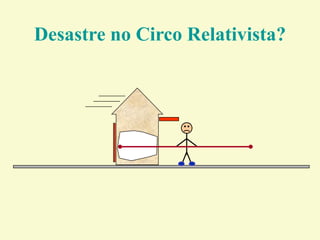 Desastre no Circo Relativista?
 