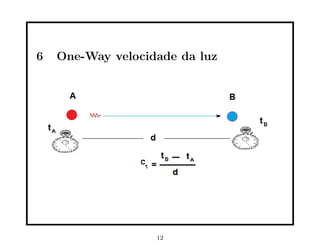 6   One-Way velocidade da luz




                   12
 