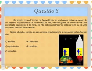 Relatividade exercicios