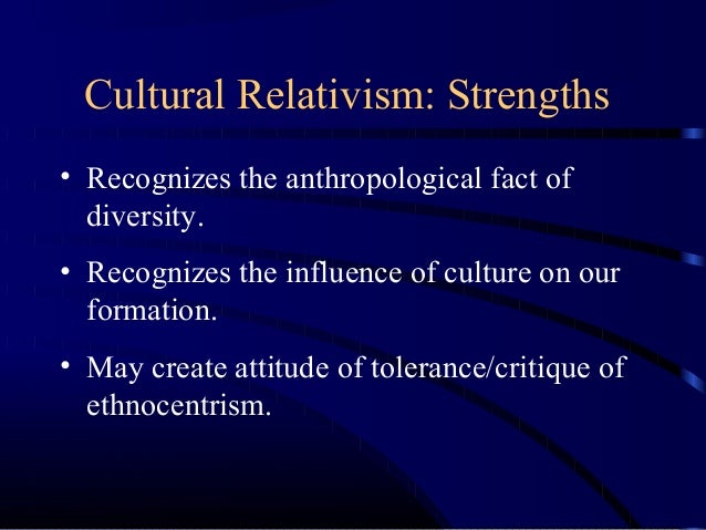 Diversity thesis of cultural relativism