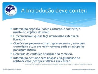 Relato de caso clínico